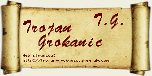 Trojan Grokanić vizit kartica